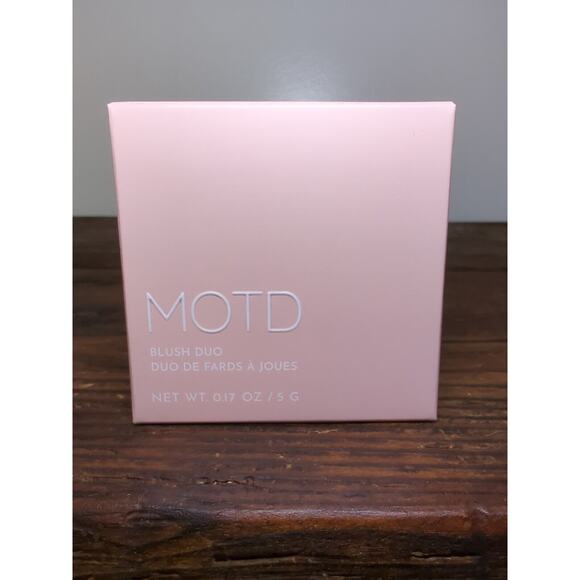 MOTD COSMETICS Blush Duo in Modern Mauve,5G FULL SIZE NEW WITH BOX - Picture 2 of 4